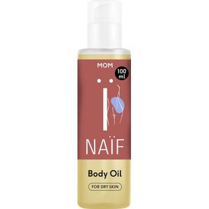 Naïf - Ontspannende Lichaamsolie - voor Zwangerschap - Zonder microplastics of minerale olie - 100ml