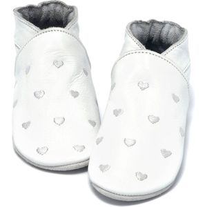 Baby Dutch Babyschoentjes Wit Hartjes