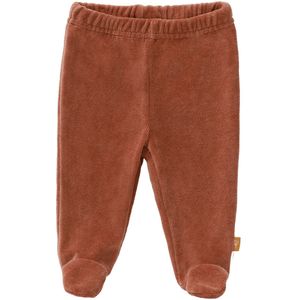 Fresk Baby Broekje Velours Met Voeten Copper