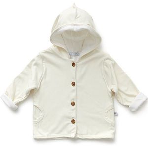 Bamboom Baby Vestje Met Capuchon Creme