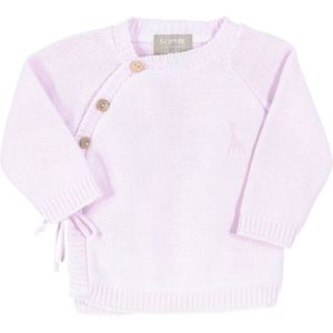 Sophie de giraf - overslag vestje - roze