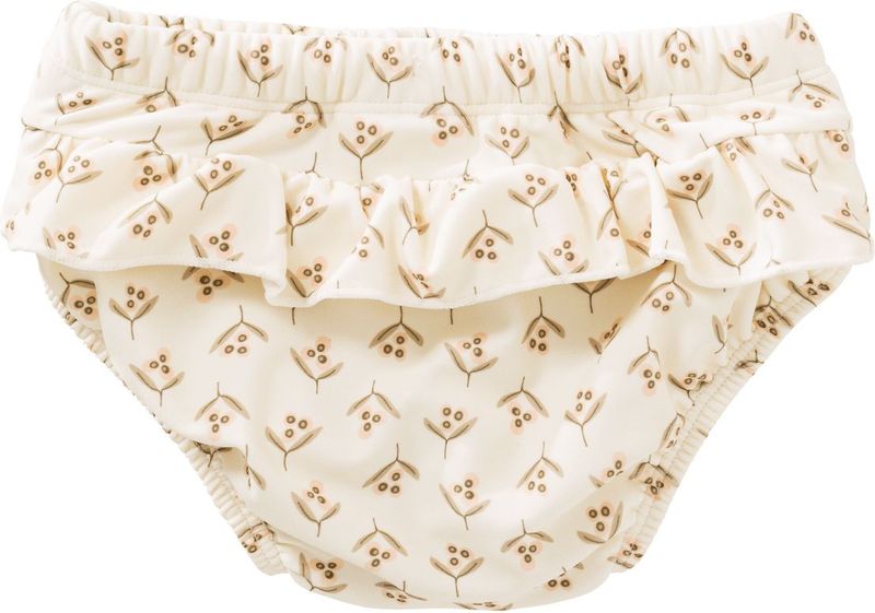 Fresk UV zwemluier wasbaar Olives - Licht roze / beige met olijventakjes