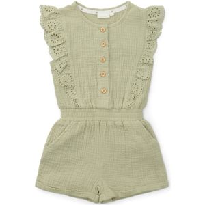 Little Dutch Baby Jumpsuit Mousseline Grass Green