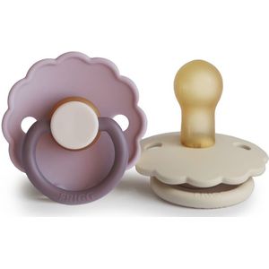 Frigg Speen Maat 1 Daisy Bloom Lav.Haze/Cream Latex 2-Pack