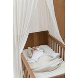 Mood - Ledikantdeken - Warm Linen - 100x135 cm - Bloemenpatroon