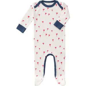 Fresk Baby Pyjama Met Voet Tulip Red