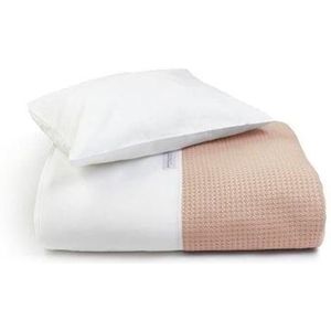 Bamboom Dekbedovertrek Soft Stone Soft Pink 100x140cm