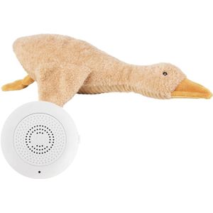 Flow Amsterdam - Oplaadbare hartslag knuffel - Liva Bruin - White noise - Hartslag - Ademgeluid