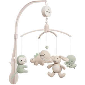 Muziekmobiel Animals laurel green/warm linen