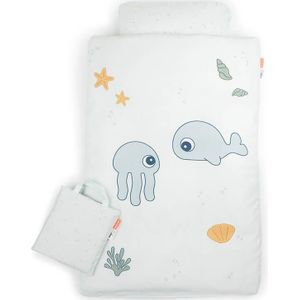 Done By Deer - Beddengoed Baby - GOTS Jelly & Wally - Multikleur - Biologisch Katoen