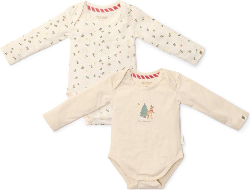 Little Dutch Romper Lange Mouw Little Christmas 2St