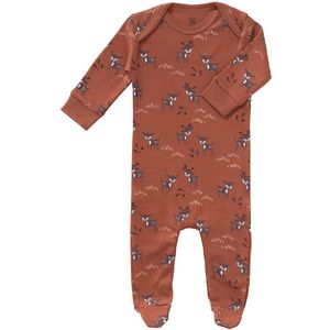 Fresk Baby Pyjama Deer Met Voeten Amber Brown
