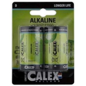 Calex Alkaline D LR20 batterij 2 stuks