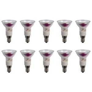 10x Halogeen Hi-Spot PAR16 | Kleine fitting E14 Dimbaar | 40W 50mm