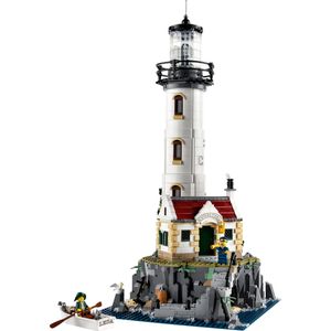LEGO Ideas Gemotoriseerde vuurtoren met Lichtjes, Modelbouwset voor Volwassenen - 21335