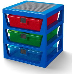 Transparant blauw LEGO ladenblok