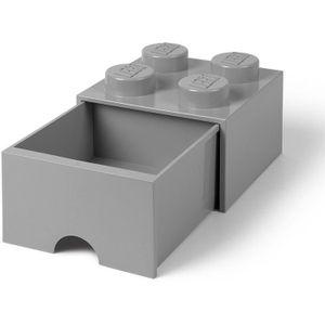 Opbergbox LEGO Brick 4 Grijs 22