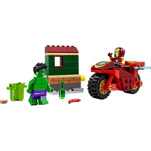 LEGO Marvel - Iron Man met motor en de Hulk Avengers Set - 76287