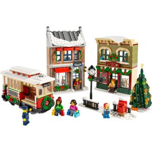 LEGO Met kerst versierde hoofdstraat (10308, LEGO Zeldzame Sets)