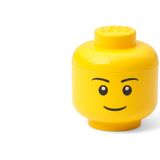 Opbergbox LEGO Hoofd Boy Mini Geel