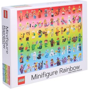 Lego - Puzzel 'Minifiguren Rainbow' (1000 stukjes)
