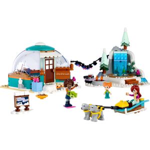 LEGO Friends Iglo vakantieavontuur Speelgoed Winter Glamping Set met Speelgoed Hond - 41760