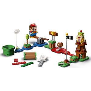 Bundel met de LEGO Super Mario starter set en een cadeau