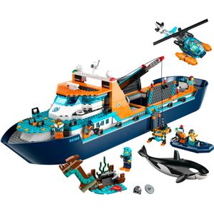 LEGO City Poolonderzoeksschip Groot Drijvend Boot Speelgoed Set voor Kinderen 7+ - 60368