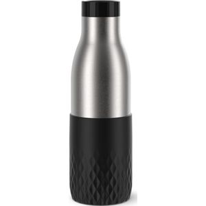 Tefal Bludrop Sleeve N3110510 drinkfles inox & siliconen  - 0 5L - Zwart