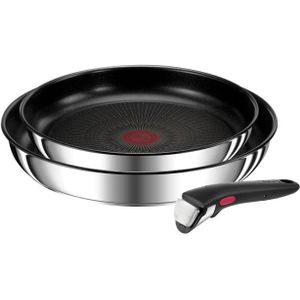 Tefal Ingenio Préférence On L9739002 Set van 2 pannen 22/26 cm + afneembare handgreep - Inductie