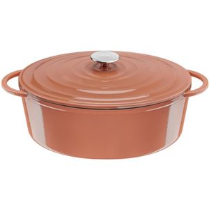 Tefal Lov E2600604 Gietijzeren ovalen kookpot - 34x26 cm - Inductie