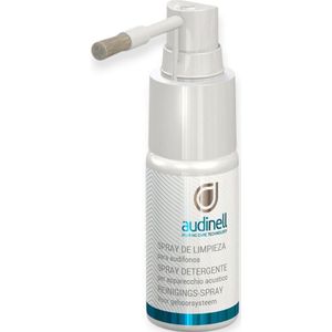 Audinell reinigingsspray met borstel 30ml - Spray voor hoortoestellen