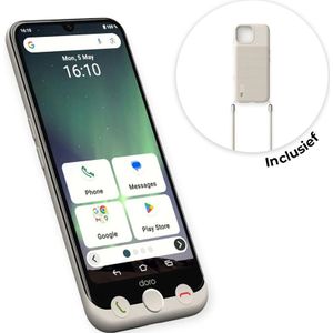Doro Aurora A30 senioren smartphone met telefoonhoesje - Wit , Wit