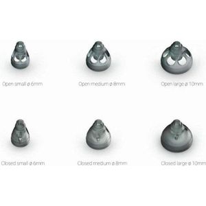 Phonak Smokey Dome - Closed 6mm - 10 stuks