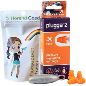 Horend Goed x Pluggerz Travel Oordoppen Familie Set - 4 , 3