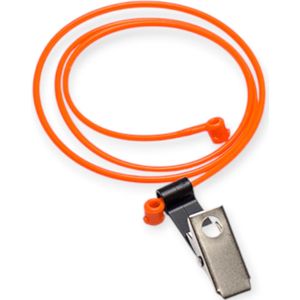 Pluggerz Koord met kledingclip Standaard Comfi-set - Oranje