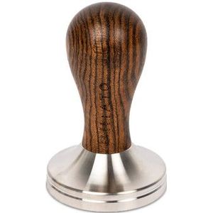 Edelstahl-tamper mit Holzgriff CHiATO, 58 mm