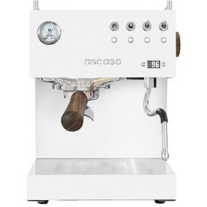 Ascaso Steel Uno PID Siebträgermaschine, Semi-Profi - Weiße/Holz