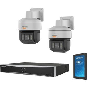 2x 4MP x 32 zoom Darkfighter PTZ met NVR voor schepen