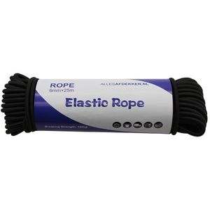 Elastisch Koord - Zwart - 6 mm - Shockcord