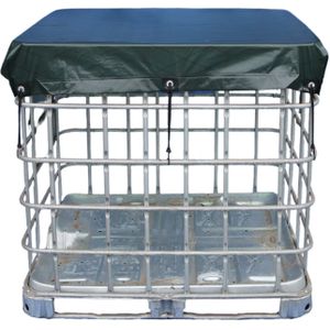 Xstrong IBC Afdekzeil Allround - 1,2 x 1 m - 120g/m2 - Groen - 100% Waterbestendig en Scheurbestendig - voor daken, zwembaden, tuinmeubelen, voertuigen, fietsen, aanhangwagen
