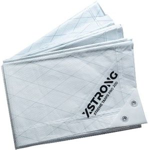 Xstrong Afdekzeil Pro - 4 x 6 m - 200g/m2 - Wit - 100% Waterbestendig en Scheurbestendig - voor daken, zwembaden, tuinmeubelen, voertuigen, fietsen, aanhangwagen