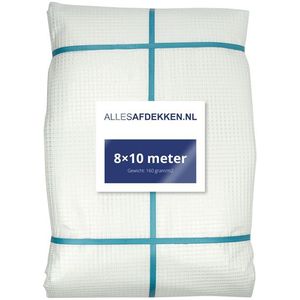 Afdekzeil transparant gewapend 160 g/m² 8 x 10 m Transparant