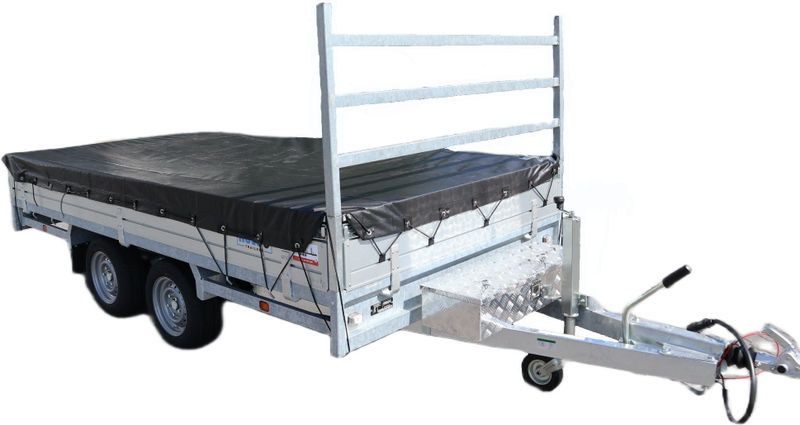 Xstrong aanhanger afdekzeilen 340 x 190 cm Zwart