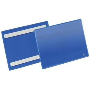 Documenthoes Durable zelfklevend A5 liggend blauw