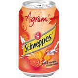 Schweppes Agrum frisdrank, blikje van 33 cl, pak van 24 stuks