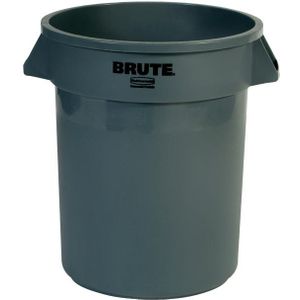 Rubbermaid afvalcontainer Brute, zonder deksel, 76 liter, grijs