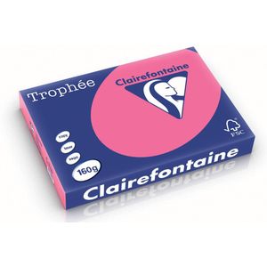 Clairefontaine Trophée Intens, gekleurd papier, A3, 160 g, 250 vel, fuchsia