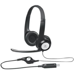 Headset Logitech H390 Over Ear Usb Zwart