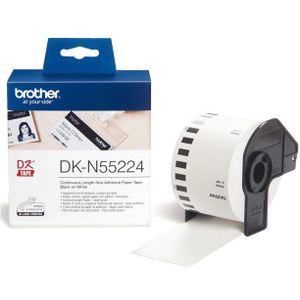 Etiket Brother DK-N55224 54mm 30-meter wit papier niet kleef